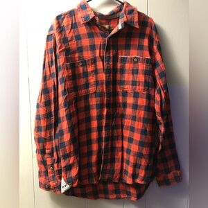 Boston Traders Vintage Luxury Button Down Flannel size Large